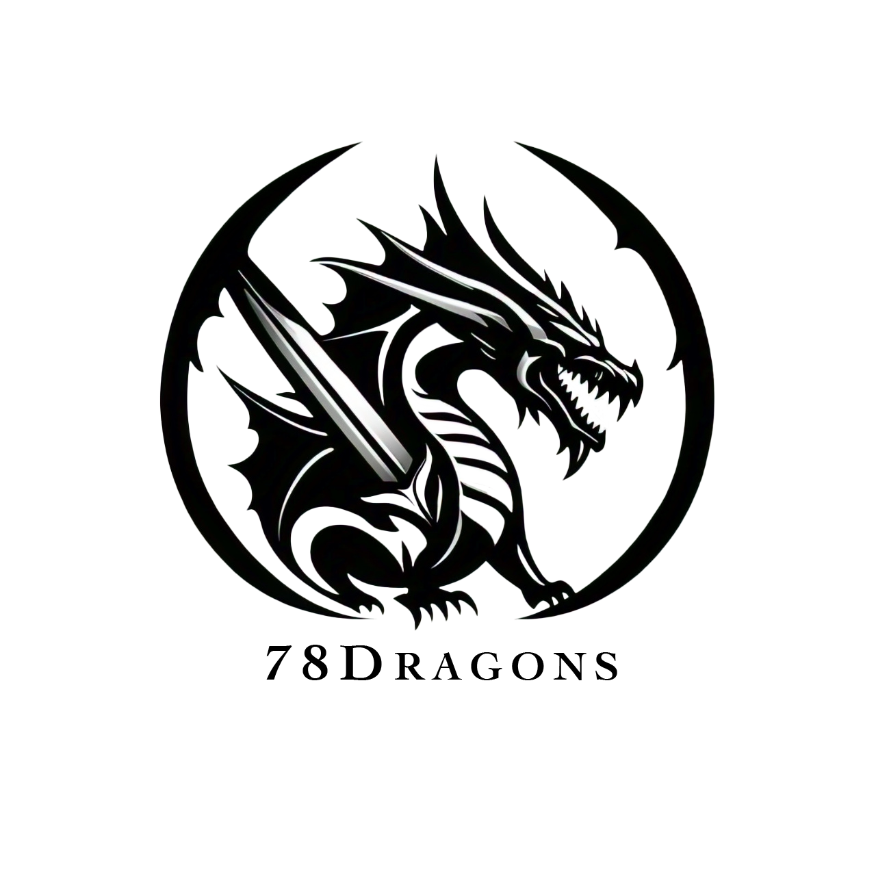 78 Dragons Logo NM